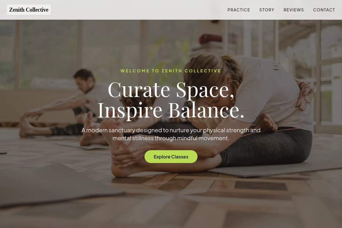 Modernist Yoga Studio