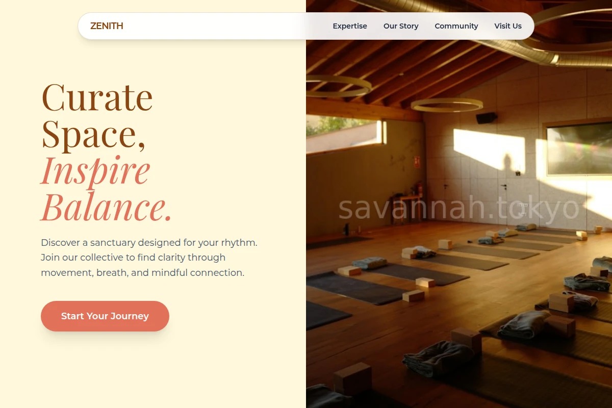 Atmospheric Yoga Studio